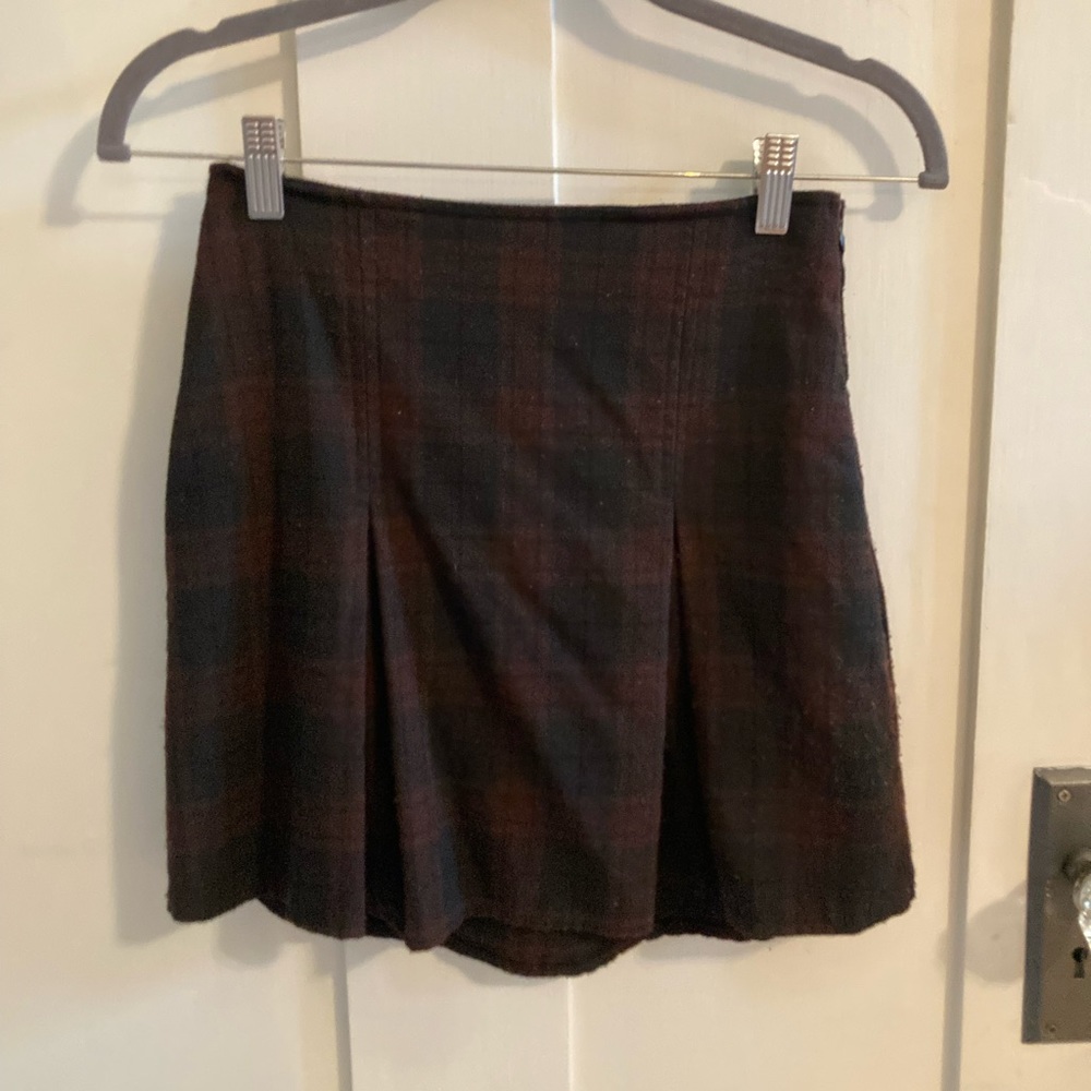 Brandy Melville Plaid mini skirt